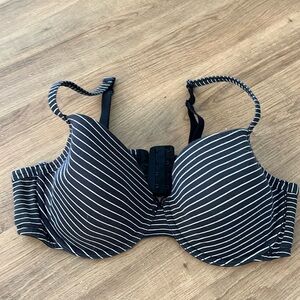 Cacique 42D bra black stripe